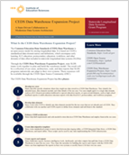 CEDS Data Warehouse Expansion Project