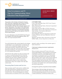 Data Governance and IT: Tips for Communicating About Education Data Requirements