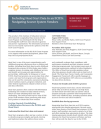 Including Head Start Data in an ECIDS: Navigating Source System Vendors