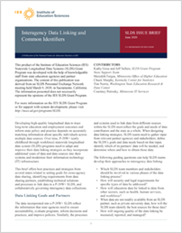 Interagency Data Linking and Common Identifiers