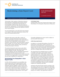 Modernizing a State Report Card