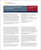 School-Level Poverty Measures Using BlindSIDE