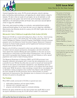SLDS Issue Brief: Data Stories for the Data Curious