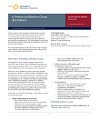 A Primer on Distinct Count of Children, Updated