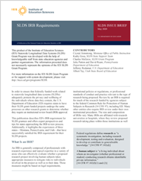 SLDS IRB Requirements